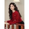 Luxiangnan Women's Elegant Slim-Fit Pullover Sweater