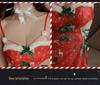 Rose-Inspired Sexy Sheer Mesh Christmas Lingerie Set 4930: Elegant Low-Cut Temptation Slip Dress