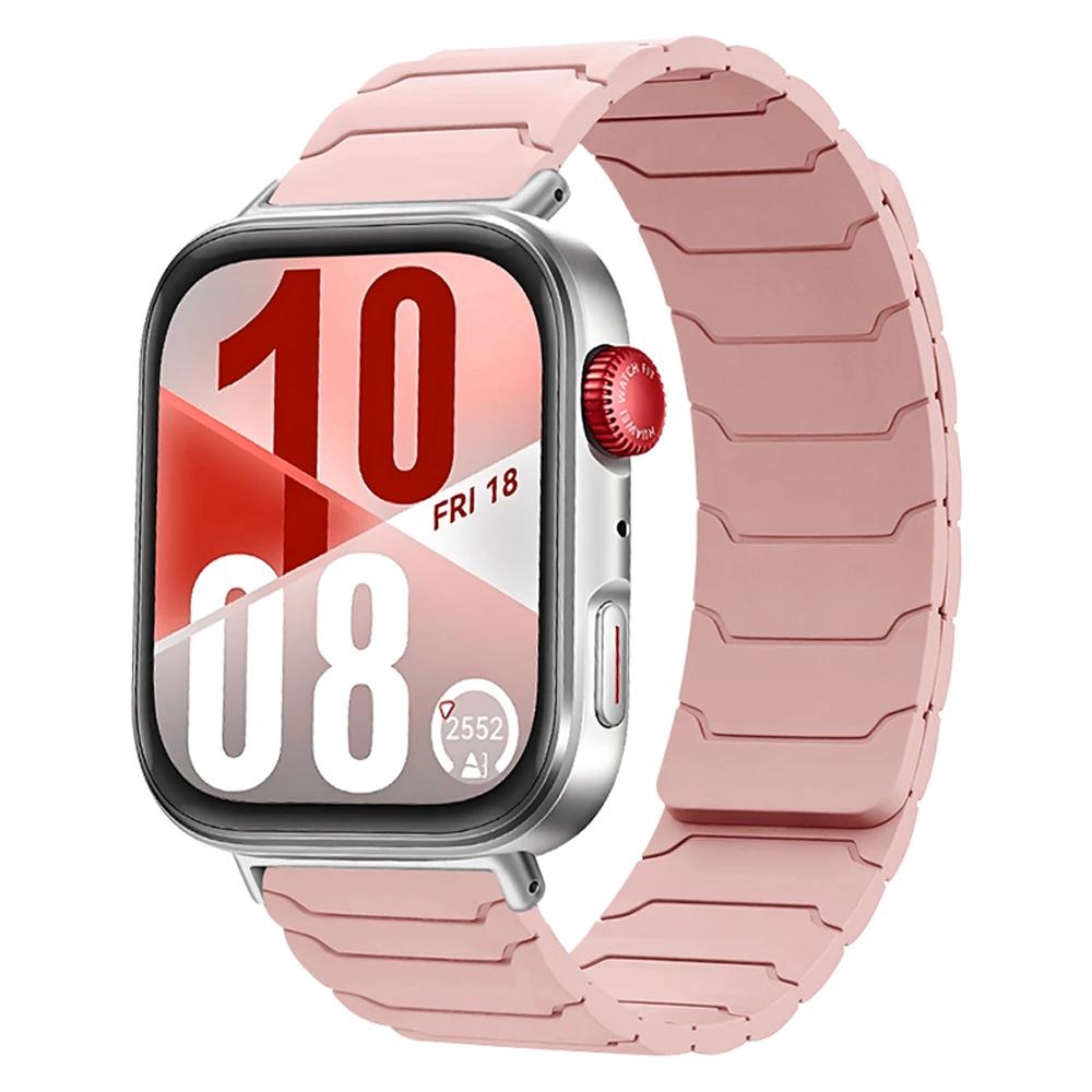 

Magnetic Silicone Strap for Huawei Watch Fit 4/Fit 3 Sports Bracelet Replacement Wristband for Huawei Watch Fit 4 Pro/4 Correa For Huawei Fit 4 Pro