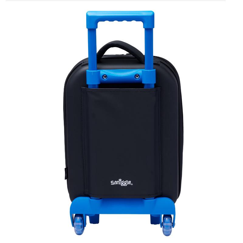 Smiggle Cartoon Backpack for Primary Students with Name Card & Trolley