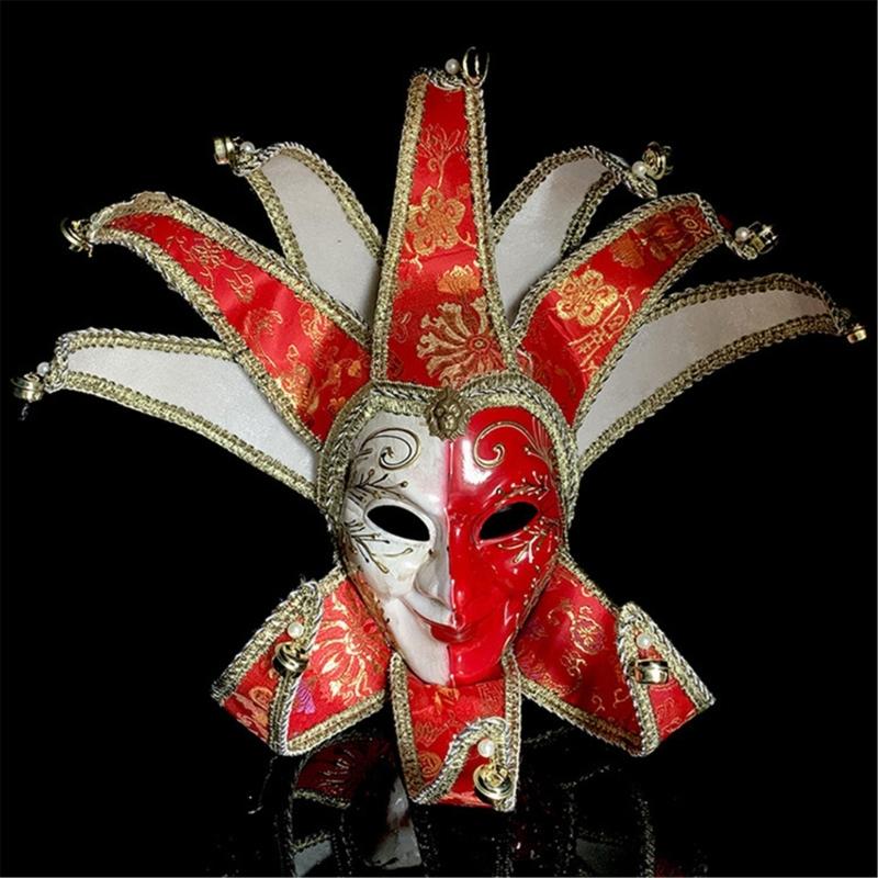Masquerade Mask Halloween Full Face Mask Masquerade Full Face Mask Costume Accsessory for Halloween Carnivals Party