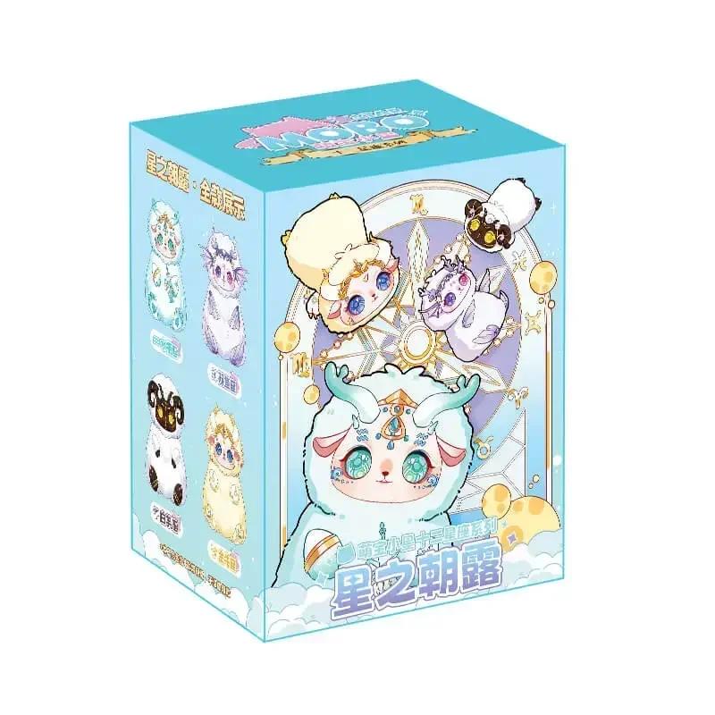 Mobostar Twelve Constellations Morning Dew Series Vinyl Dolls Blind Box Caixa Caja Kawaii Dolls Girls Boys Gift Anime Figure Toy