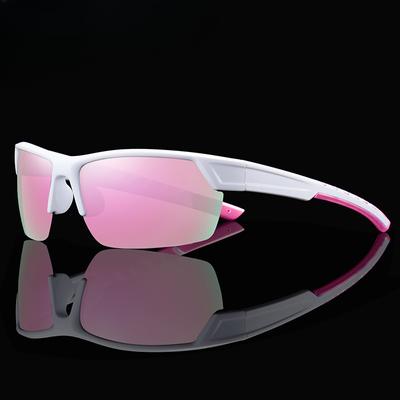 Occhiali da sole sportivi quadrati con montatura piccola per uomo e donna, occhiali da sole alla moda colorati