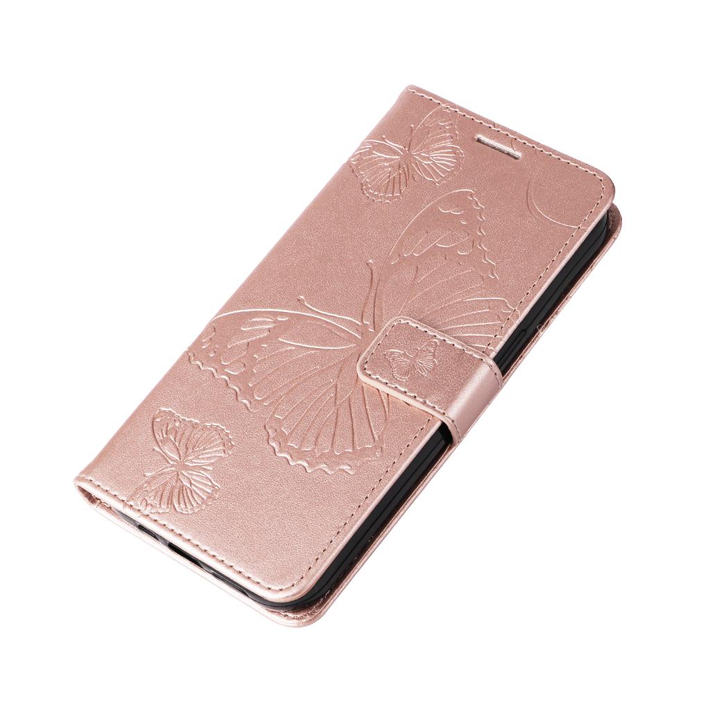 For Xiaomi 14T Wallet Case Floral Butterfly Imprinted Leather Phone Cover Stand
