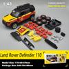 Assembly 1/43 Land Rover Defender 110 Alloy Modified Car Model Diecast Metal Toy Collection Valentine's Day Gifts with Boyfriend