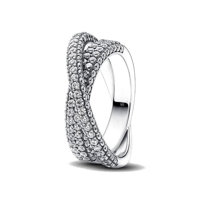 Original 925 Silver Women Finger Rings for Women Silver Colorful Heart Zirconia Stone Daisies Stars Trinkets