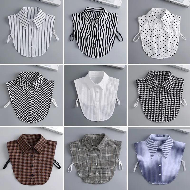 

Versatile Detachable Decorative Collar Shirt for Autumn/Winter Fashion