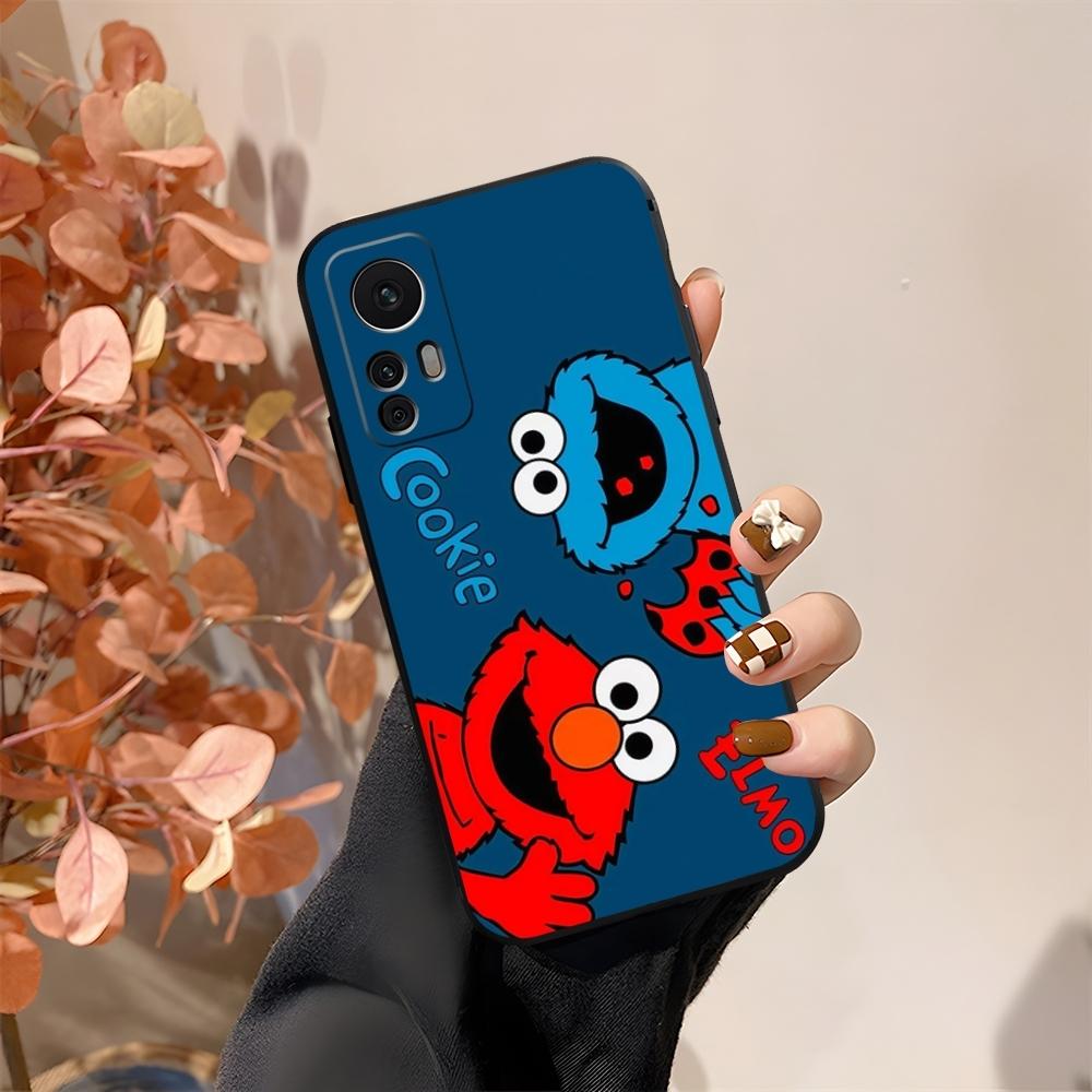 Cartoon S-Sesame S-Street Phone Case Fundas For Xiaomi 15 14 12 Lite Pro 13 11t POCO X5 M6 M5 X6 X3 F5 F6 Pro Cover