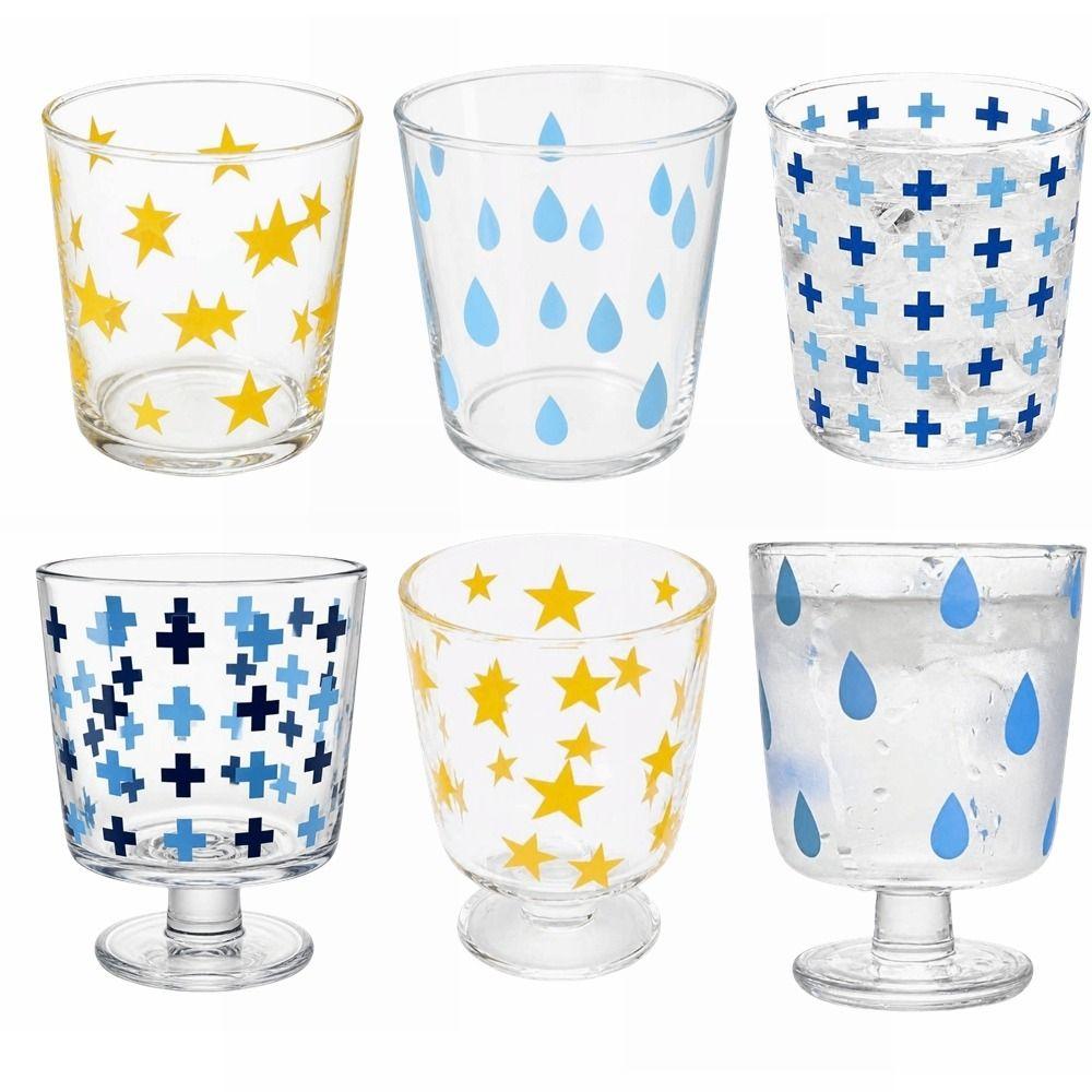 Transparent Clear Glass Cup Heat-resistant Water Glasses Drinkware Wine Cup  Office