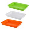 Commercial Thickened Plastic Serving Trays (10-Pack)