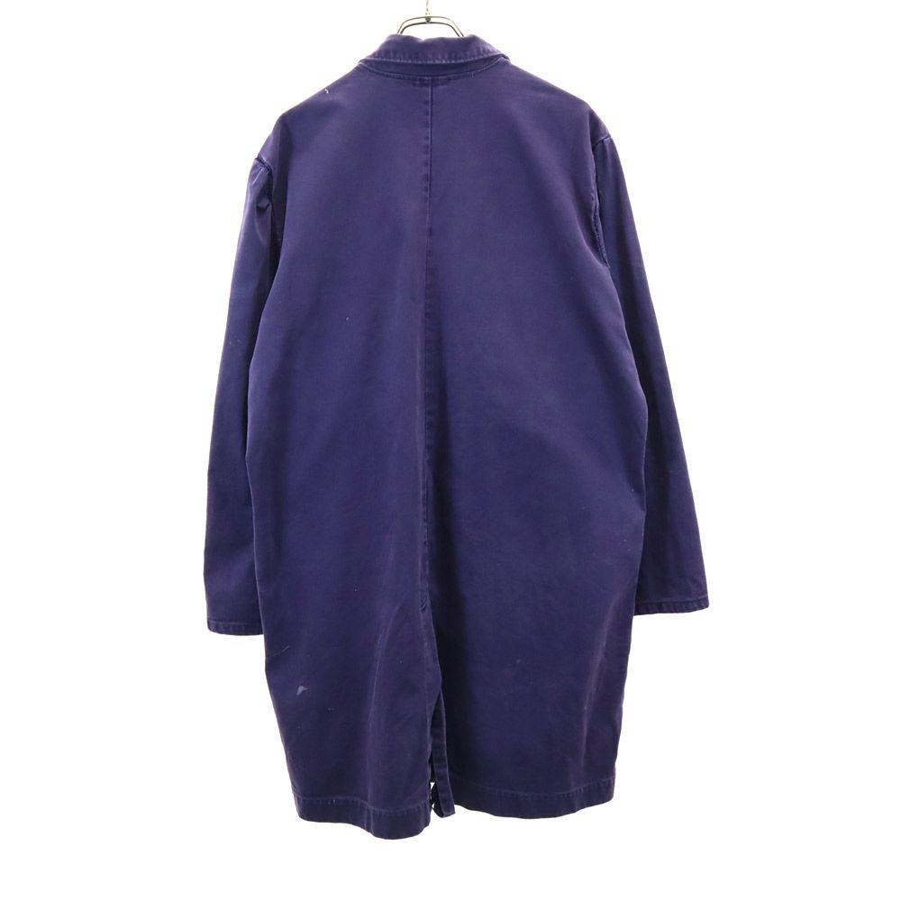 EURO WORK 80s Vintage Work Chester Coat L Navy Men's Used