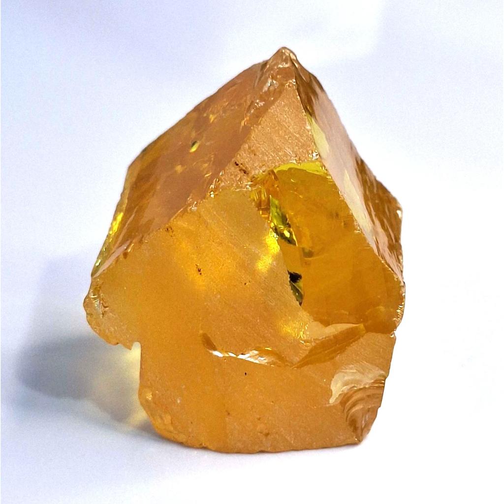 Beautiful Lab Created Rough Orange Zircon 231-233 Ct Certified Loose Gemstone