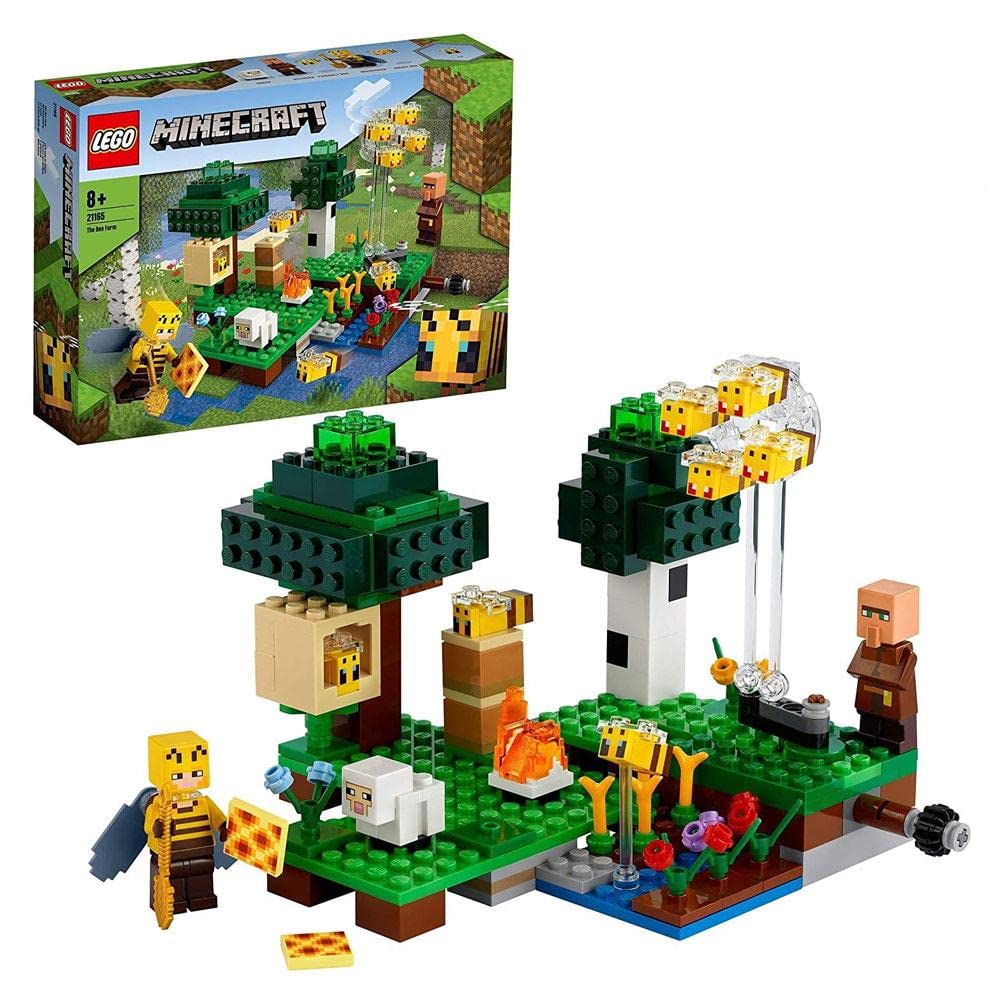 LEGO Minecraft Bee Farm 21165 Toy Blocks Video Game Animals Boys and Girls Ages 8 and Up