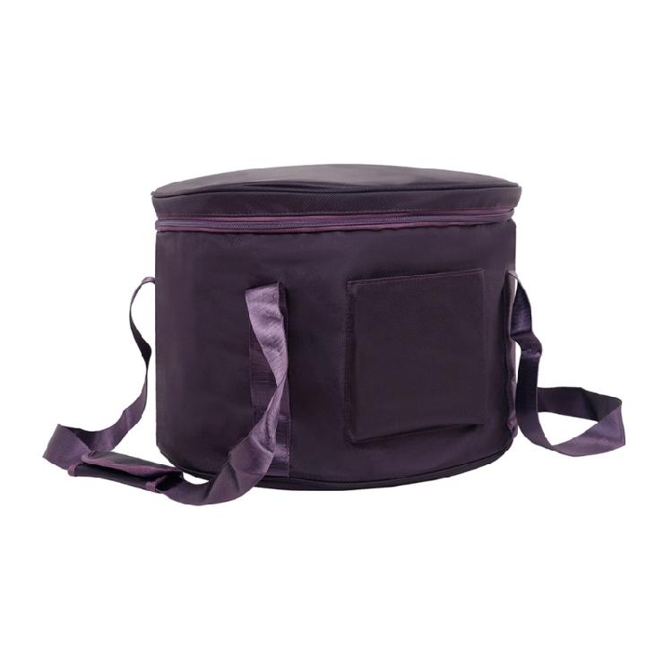 Bolsa de transporte acolchada gruesa para cuenco tibetano de yoga, bolsa de viaje con correa de transporte