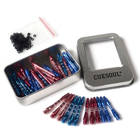 

CUESOUL Groove Aluminum Dart 2 lengths Stem/Shaft 40pcs, 2BA, DS-041