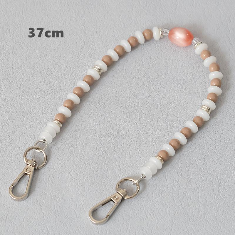 New Woman Bag Accessory Green White Candy Acrylic Resin Beaded Part Handcrafted Wristband Bag Strap Women Bag Handle Chain