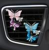 Air Freshener Butterfly Car-styling Car Perfume Natural Smell Air Conditioner Butterfly Diamond Aromatherapy Decoration Clip
