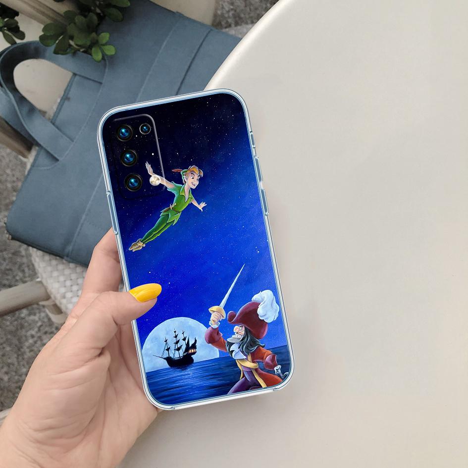 

CJ85 Peter Pan Transparent Phone Case for LG K22 K30 K40 K40S K41 K42 K50 K50S K51 K51S K52 K61 K62 K71 K92 Q60 Q61 V40 V50 V60 LG V40 ThinQ
