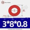 Red Bakelite Paper Insulating Washer/Gasket for M2-M8 Screws