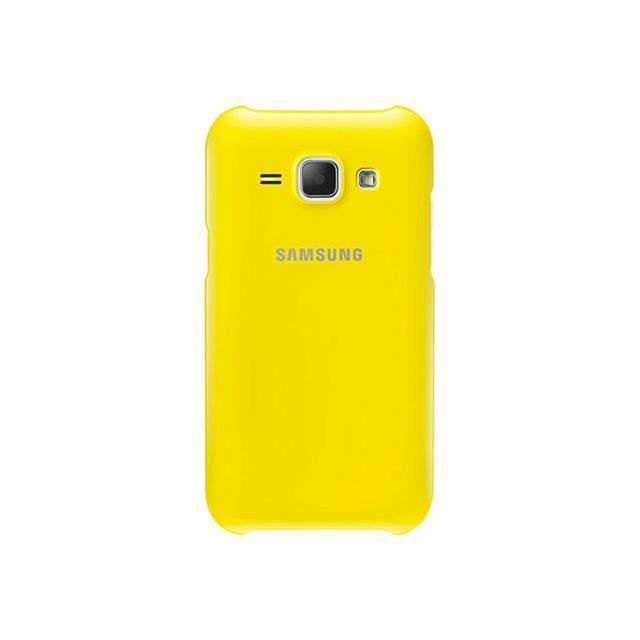 Beskyttelsesetui - Samsung - J1 - Gul - Hardt - Syntetisk