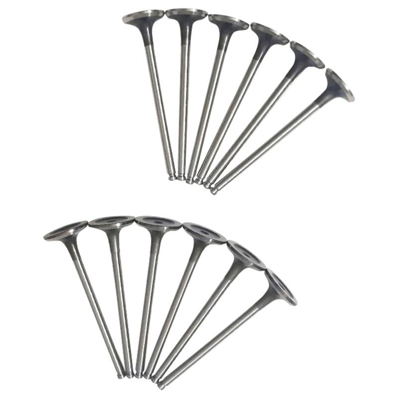 12Pcs Inlet Exhaust Valve For Citroen C3 C4 208 3008 308 HNX HNY 9801960980 539042 R6936 9807645980 9675073180