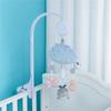 Babybett-Dekoration, Musik-Mobile, Spielzeug-Bettglocken-Armhalterungsset, Musikbox-Mobile, Lernspielzeug zur Förderung der auditiven Entwicklung