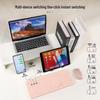Double Shell C96 Pink Tri-Mode Silent Membrane Keyboard