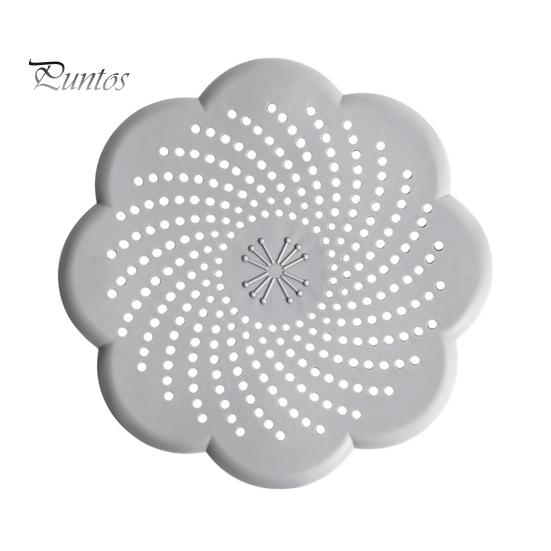 

Фильтр для раковины, силиконовый антиблокировочный сливной фильтр, цветочный дизайн, герметик для запаха, кухонный аксессуар для ванной комнаты, канализационный слив, сетчатый сифон серый