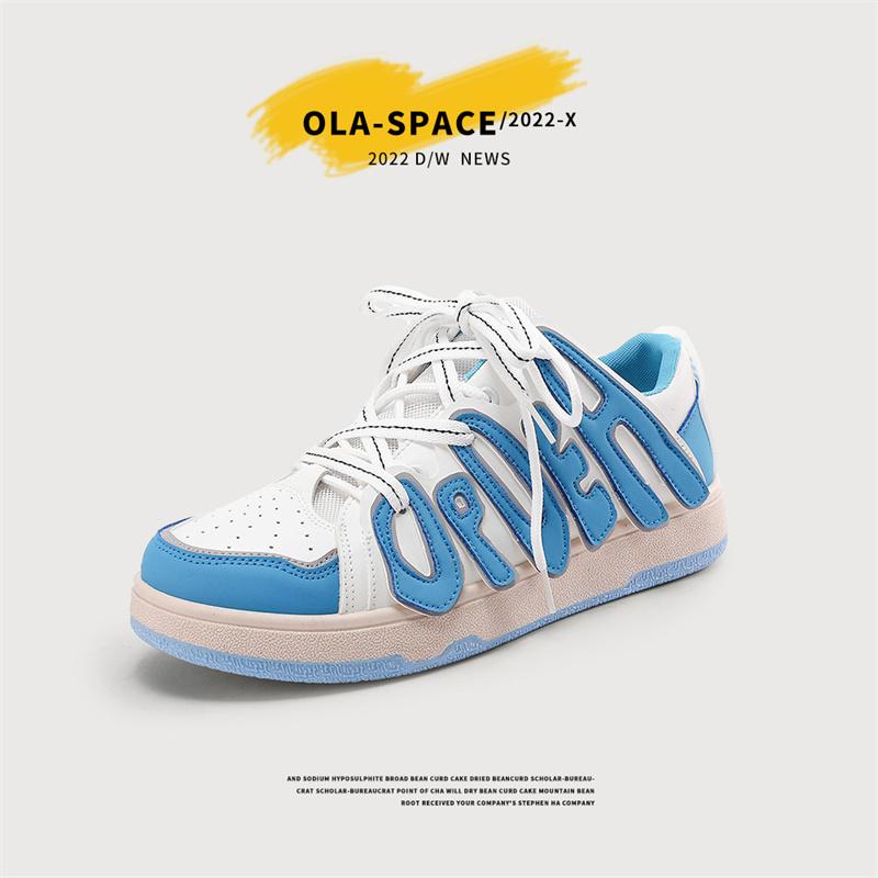 

Мужская обувь Пара кроссовок Мужская теннисная обувь класса люкс Мужская повседневная обувь женская обувь для тренировок Модные лоферы Кроссовки для мужчин 37 светло-синий