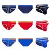 Trendy Low Rise Color Block Slim Fit Hip-Lifting Men's Sport Briefs