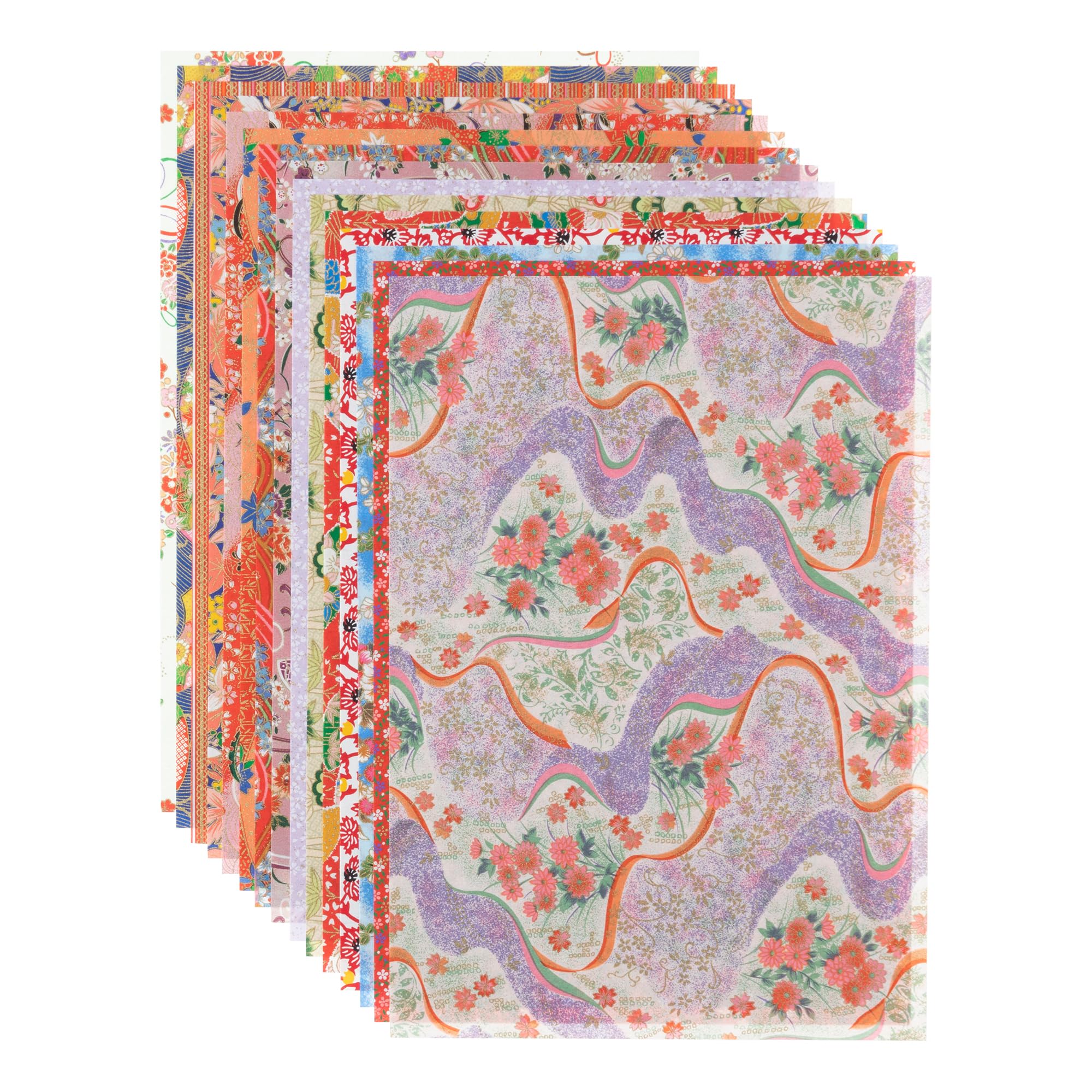 

Kawasumi Washi Chiyogami Yuzen B4 15 15 Set D Washi, Size, Patterns, Sheets,