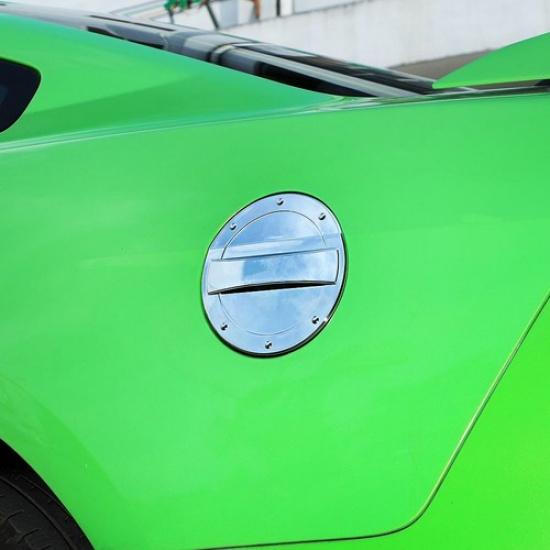 Chrome Filler Fuel Door Tank Gas Cap Cover Trim for Ford Mustang 2010-2014 ABS