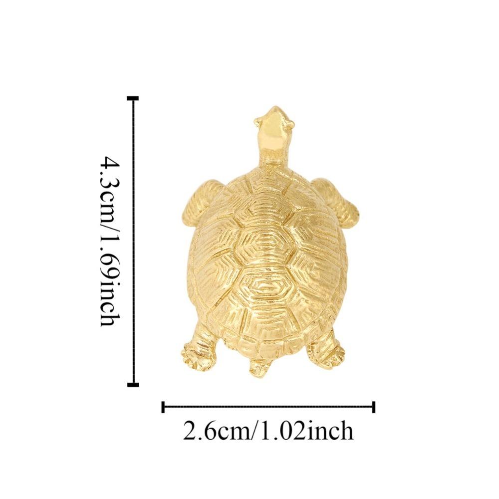 Retro Golden Coin Turtle Brass Handle Vintage Wardrobe Drawer Pulls Cabinet Door Knobs  Kitchen