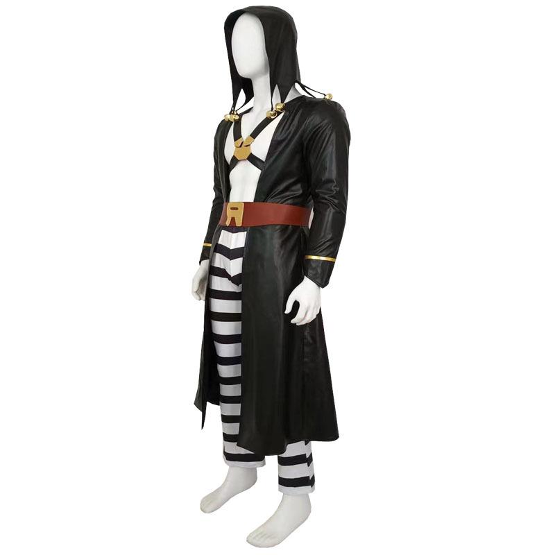 JoJo Risotto Nero Cosplay Anime Uniform Hooded Bizarre Adventure Halloween Golden Wind Costume Party Outfit for Men