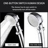 Water Saving High Pressure Shower Head Hand Hold Round Bathroom Accessory Chrome ABS Shower Heads