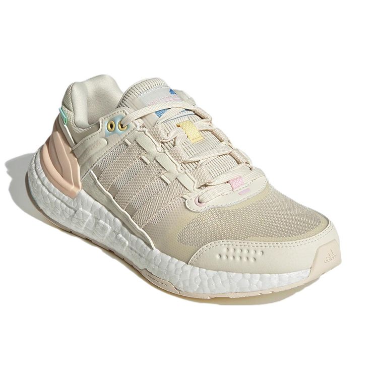 Adidas Sprzęt Wygodna Tkanina Ekologiczna Siateczka Trwała Amortyzacja Niskoprofilowe Codzienne Buty do Biegania Damskie sneakers Jasnoróżowe HP2629