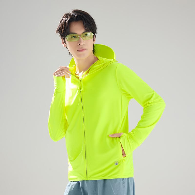 Men's and women's sunscreen clothes, printed LOGO work clothes, outdoor skin clothes, quick-drying, light and breathable ice silk jacket