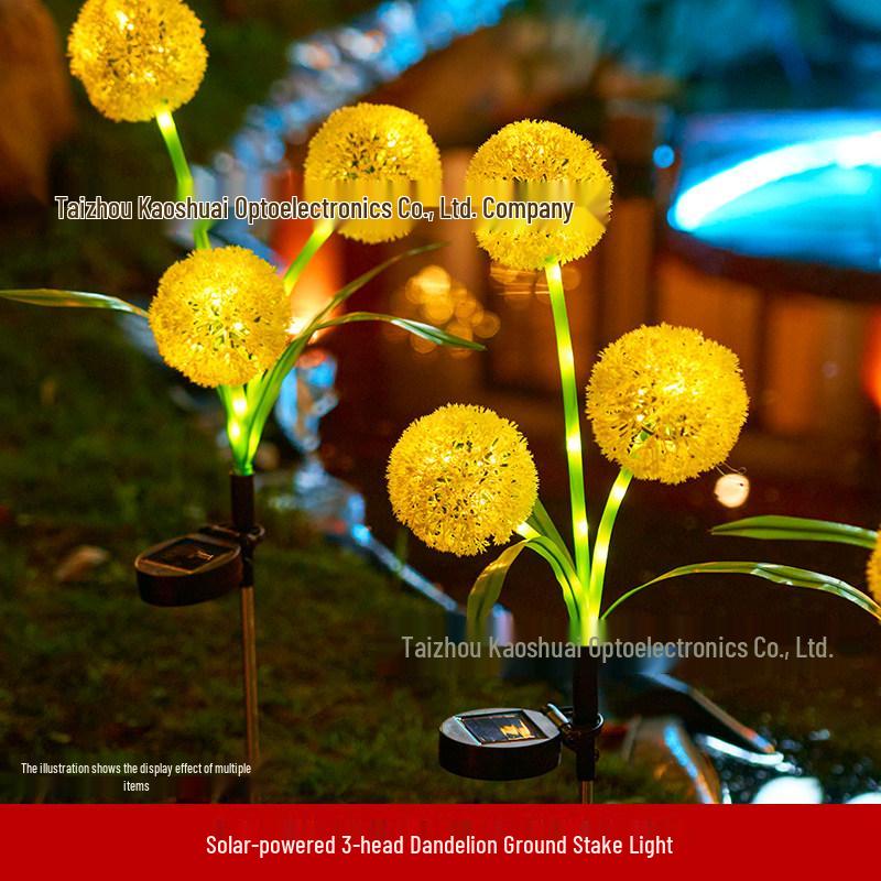 Trending Solar Dandelion Light for Outdoor Garden and Patio Decor