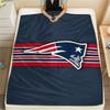 New England Patriots Flannel Blanket, High Quality Comfortable for All Seasons, Home Decor, Warmth and Comfort