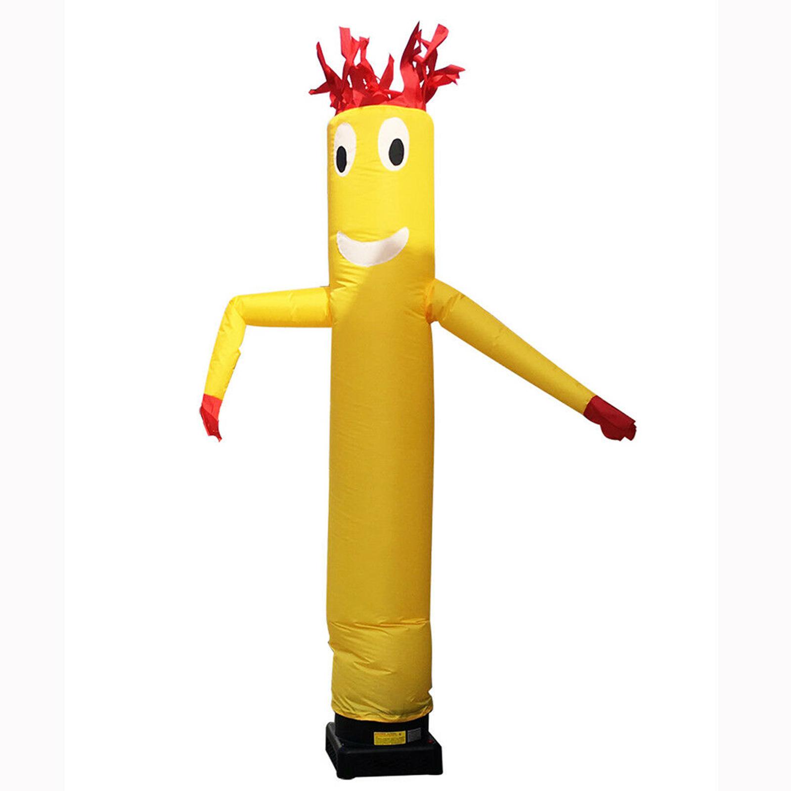 Рекламная надувная кукла, желтая надувная танцующая фигура, вывеска-украшение для вечеринки в магазине на Рождество и Хэллоуин жёлтый