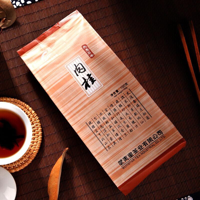 WuyiStar Rougui Rou Gui Oolong Fujian Wuyi Mountain Rock Tea YanCha 100g sáček