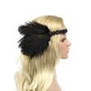 Headwear Feather Flapper Headband Rhinestone Party Headpiece Women Hairband  Carnival