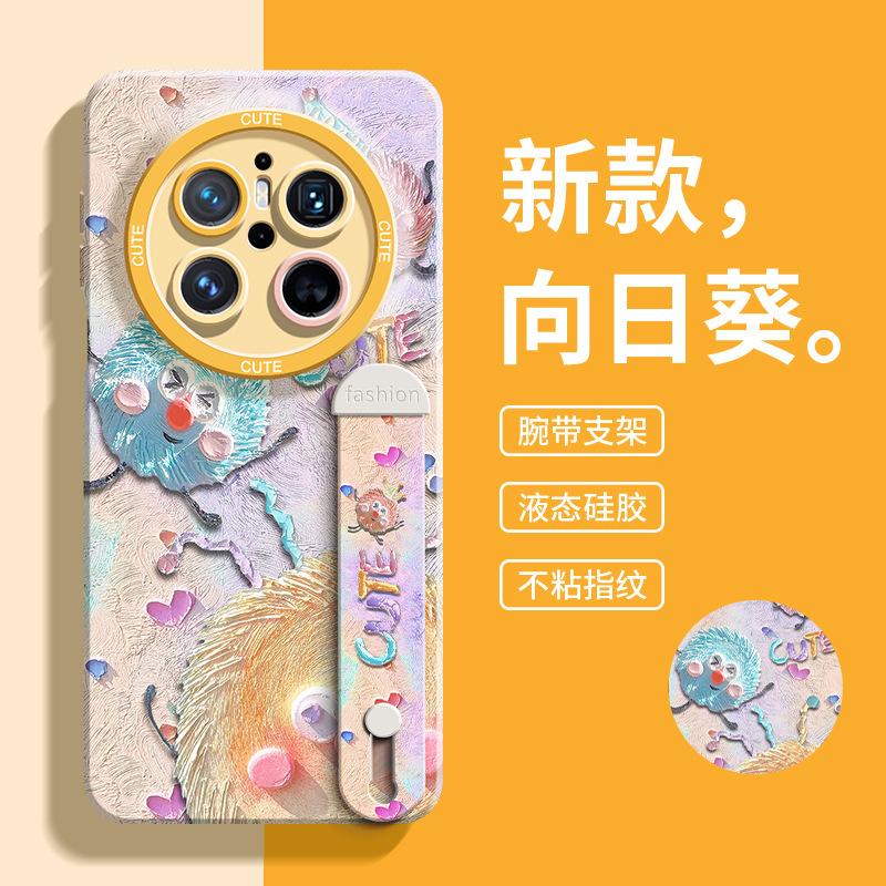 Applicable To Huawei Mate70pro Mobile Phone Case New Creative Cartoon Mate70 Crayon Ball Mate60pro +