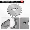 PRO BAT 420 18T 17mm Front Engine Sprocket 125cc 140cc 150cc 160cc TaoTao Loncin Lifan Zongshen Roketa Coolster Sunl Chinese ATV Quad Dirt Pit Mini