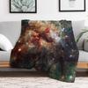 The Tarantula Nebula Throw Blanket Soft Sherpa Fleece Warm Blanket for Winter