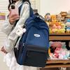 Schoolbag Korean Version of the New High-value Fresh College Style Contrasting Color Plaid Backpack Junior High School Students Lightweight