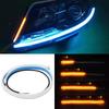 30cm Car Hood Light Strip Daytime Running Flexible LED Auto Decorative Atmosphere Ambient Lamps DRL 12V