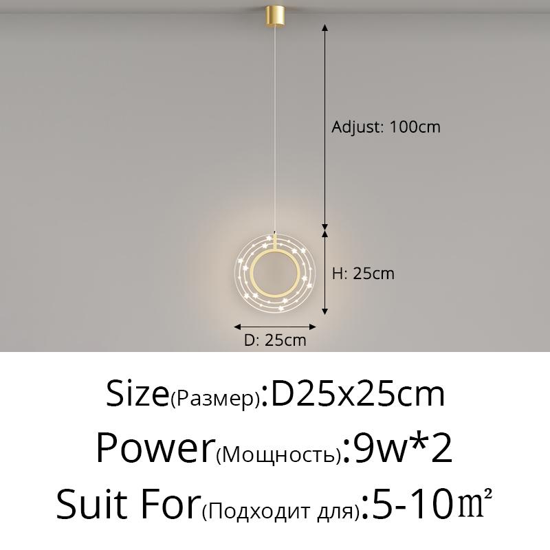 Led Children's Room Bedside Pendant Light Body Creative Cartoon Astronaut Bedroom Chandelier Home Indoor Decor Lighting Fixtures