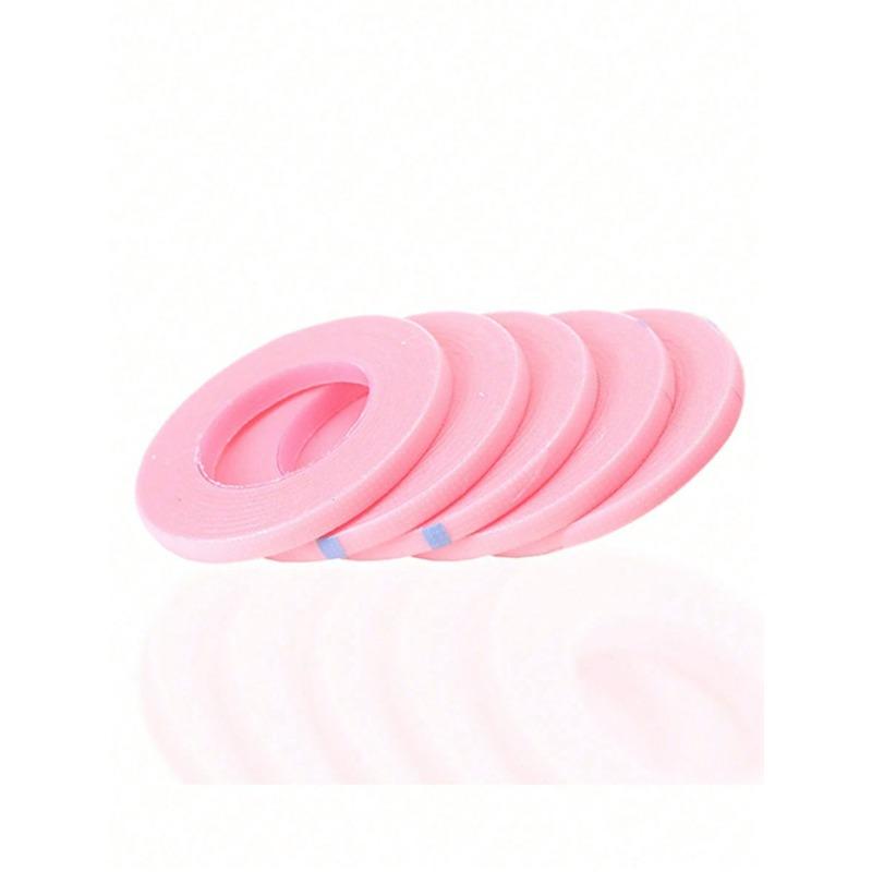 5Pcs/set Professional False Eyelash Adhesive Helper Strip, Multi-Functional Self-Adhesive Tape For Assisting In The Application Of False Eyelashes розовый
