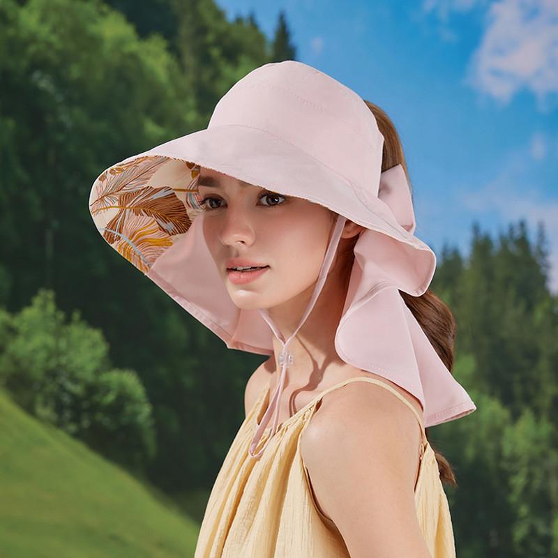 Summer Sun Protection Hat With Large Brim And Butterfly Bow For Womens Outdoor Fashion